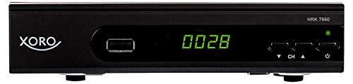 Xoro HRK 7660 HD Receiver für digitales Kabelfernsehen (HDMI, SCART, USB 2.0, LAN, PVR Ready, Mediaplayer) schwarz