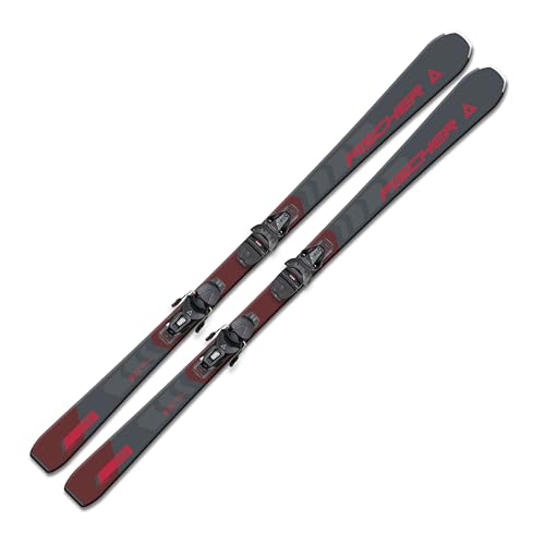 Ski Alpinski Carvingski On-Piste-Rocker - Fischer RC Fire SLR - 170cm - inkl. Bindung RS9 SLR Z2,5-9 - All Mountain Ski - geeignet für Einsteiger bis Fortgeschrittene