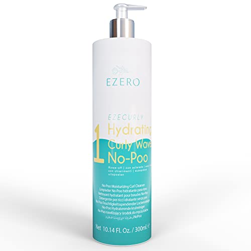 Ezero Locken Shampoo Curly Hair Product (no-poo) - Shampoo Ohne Sulfate Parabene Und Silikone - Curl Shampoo - Shampoo Trockenes Haar - Locken Shampoo Naturlocken - Curly Girl Methode Produkte -300 Ml