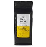 HAPPY COFFEE Bio Espressobohnen 1kg [Chiapas] I Frische fair-trade Kaffeebohnen direkt aus Mexiko I Arabica Kaffee ganze Bohnen I Ideal für Vollautomat und Siebträger