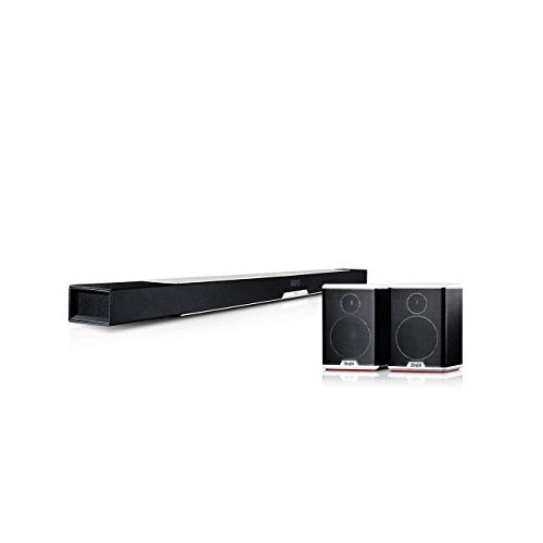 Teufel Cinebar Lux Surround 5.0-Set Weiß/Schwarz-Weiß Surround Soundbar Bluetooth Dynamore 3D Heimkino Musik