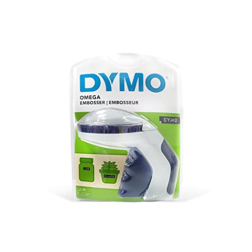 Dymo Omega Etikettenprägegerät für den Heimbedarf, blau