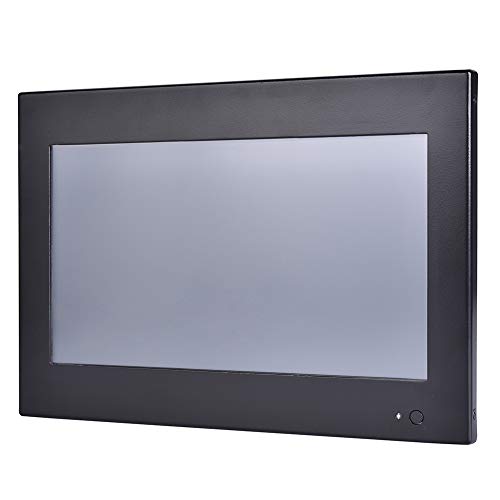 10.1 Inch Industrial Touch Panel PC,All in One Computers,4 Wires Resistive Touch Screen,Windows 7/10,Linux,Intel J1800,(Black),[HUNSN WD12],[3RS232/VGA/LAN/3USB2.0/1USB3.0/Fanless],(Barebone System)