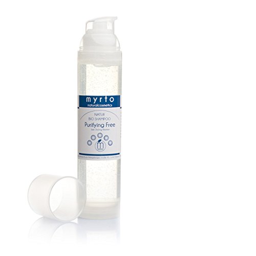 myrto – Bio Shampoo Purifying Free | ohne Alkohol + Duftstoffe -Detox Tiefenreinigung mild - 100ml