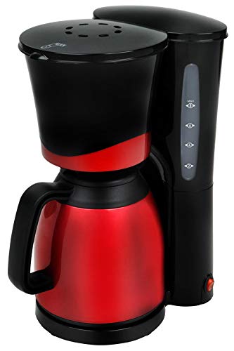 efbe-Schott SC KA 520.1 R Thermo-Kaffeeautomat, Metall, Glas, Kunststoff, 1 Liter, Rot/Schwarz