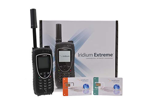 Iridium 9575 Extreme Satellitentelefon mit einem kostenlose Prepaid-SIM-Karte