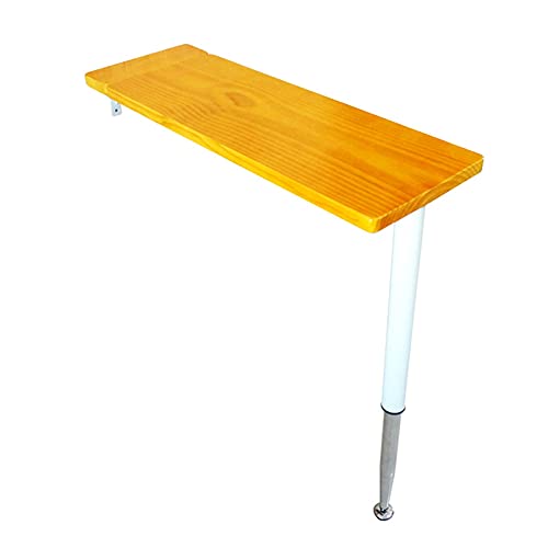 WJDY Rechteckig HäNgender Wandtisch des Balkons Tisch HäNgetisch Anhebbare Stange Gute Dekorationsleistung, 20 Größen (Size : 95x20cm)