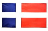 Flaggenfritze® Balkonflagge Deutschland Saarland Saarprotektorat 1947-1956 - 90 x 150 cm