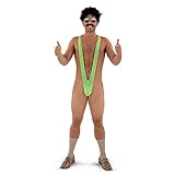 Borat Mankini Herren Badeanzug Tanga Badehose Badeshorts Alternativ Party-Kostüm Bikini für Männer