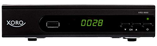 Xoro HRS 8660 digitaler Satelliten-Receiver mit LAN Anschluss (HDTV, DVB-S2, HDMI, SCART, PVR-Ready, USB 2.0) schwarz