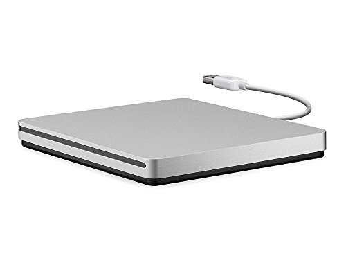 Apple MD564ZM/A USB SuperDrive externer DVD-Brenner (8X DVDA±R DL/ 6X DVDA±R DL / 6X DVDA±RW/ 24x CD-R / 16x CD-RW)