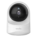 Wansview Überwachungskamera innen,WLAN IP Kamera 1080P für Baby,Haustier mit Datenschutzbereich,Zwei-Wege-Audio,2,4 GHz WiFi ,kompatibel mit Alexa Q6
