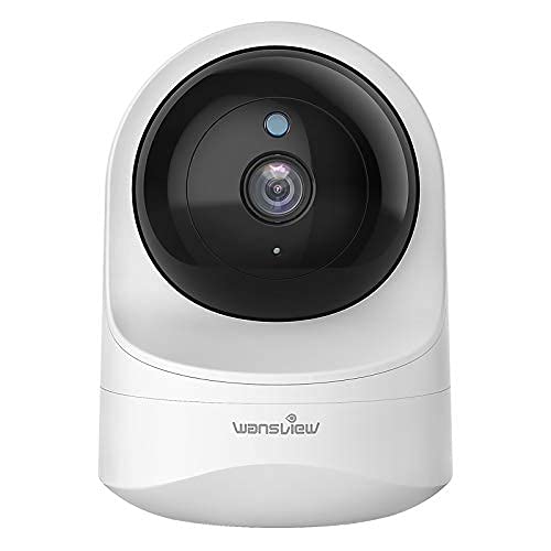 Wansview Überwachungskamera innen,WLAN IP Kamera 1080P für Baby,Haustier mit Datenschutzbereich,Zwei-Wege-Audio,2,4 GHz WiFi ,kompatibel mit Alexa Q6