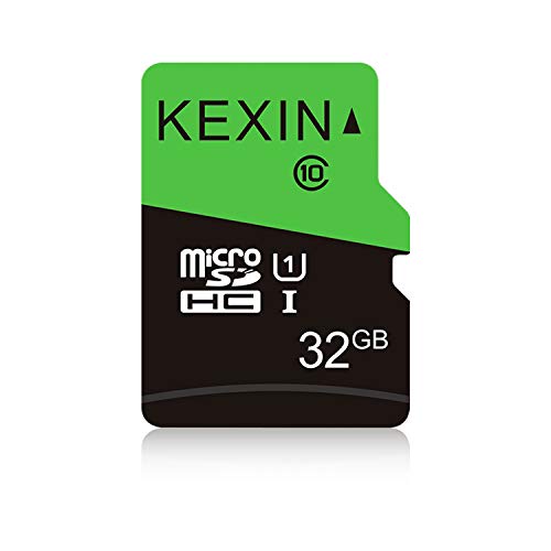 KEXIN Micro SD Karte 32 GB Speicherkarte UHS-I MicroSDHC C10 U1 Externe Datenspeicher Micro SD TF Karte Memory Karte Mini Speicher SD Card TF Class 10 Für Handy, Actionkameras, Drohnen, Fire Table