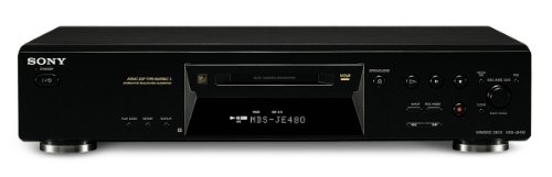 Sony MDS-JE480/B MiniDisc Deck, schwarz