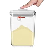 DUOJIN 2.3L Milchpulver Spender, Tragbare Milchpulver Aufbewahrungsbox Versiegelter PulverbehäLter zur Aufbewahrung von Baby Milchpulver, Obst und Lebensmitteln (2300ML)