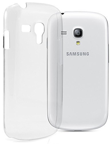 steve-tronik Schutzhülle kompatibel mit Samsung Galaxy S3 mini i8190 Premium TPU Silikon Crystal - Klar / Transparent Hülle Cover