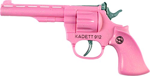 J.G. Schrödel 4029120 - Kadett 100-Schuss auf Tester Pistole, 19cm, rosa
