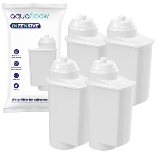 Aquafloow Ersatzwasserfilter für Siemens Kaffeevollautomat EQ6, EQ9, EQ500, TZ70003, TZ70033, Brita Intenza 575491, Bosch TCZ7003, TCZ7033, 467873 (4 Stück)