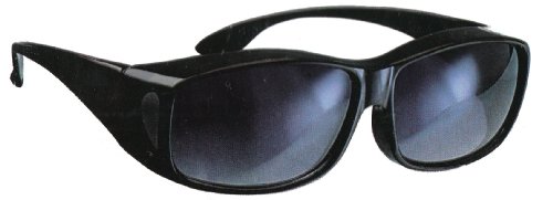 PEARL Überbrille: Überzieh-Sonnenbrille Day Vision für Brillenträger, UV 380 (Überziehbrillen)