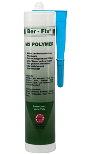 Ber-Fix MS Polymer Kleber Blau Unterwasserkleber für Pool Dichtungsmasse wasserdicht kleben ohne Wasser abzulassen Fliesen Beton Stahl Folie PVC