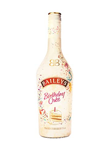 Baileys Birthday Cake | Original Irish Whiskey Cream Likör | Limitierte Edition | köstlich neue Geschmacksrichtung | DER neue Geburtstagshit auf Eis oder im Cocktail | 17% vol | 700ml Einzelflasche |