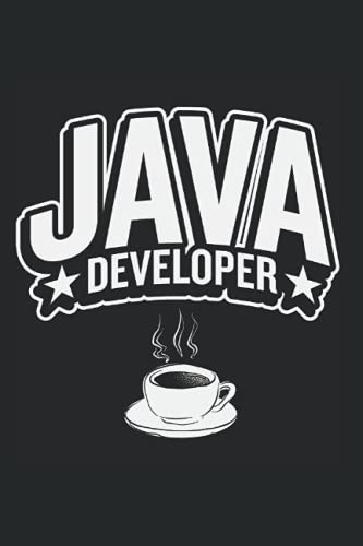 Notizbuch A5 Kariert: Java Developer Coffee Kaffee - 120 Seiten Notizheft - Notizbuch