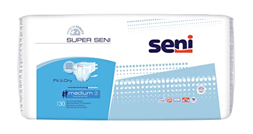 Super Seni medium (4 x 30 Stk.) Windelhose Bauchumfang 75 - 110 cm bei schwerer Inkontinenz
