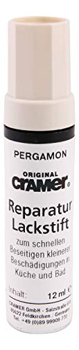 Cramer 66123 2 Lackstift für Keramik,Email und Acryl, pergamon, Inhalt: 12 ml