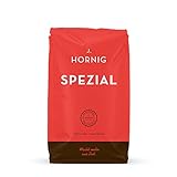 J. Hornig Kaffeebohnen Spezial, 500g, mildes und schokoladiges Aroma, für Vollautomaten, Filterkaffeemaschine und Espressokocher, ganze Bohnen