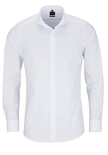 Herren Hemd 'Luxor' Langarm, Farbe: Weiß, GR: 41