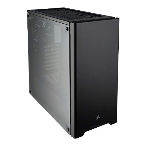 Corsair Carbide Series 275R Gaming-PC-Gehäuse (ATX Mid-Tower, Seitliches Sichtfenster, klaren Innenlayout und vielseitigen kühloptionen) schwarz