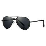 COASION Pilotenbrille Polarisierte Sonnenbrille klein für Herren Damen Polarisiert UV400 Schutz Retro Piloten Sonnenbrillen Vintage, 52MM