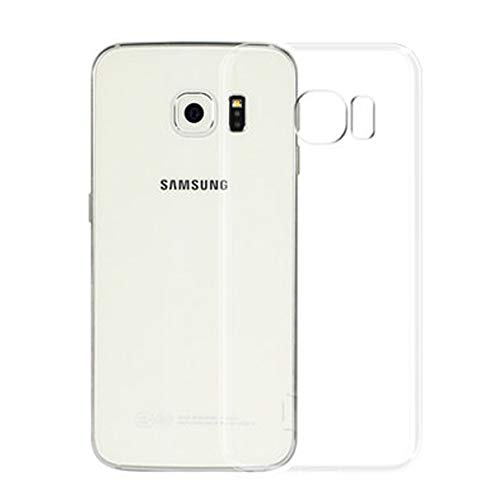 NEW'C Hülle für Samsung Galaxy S6 Edge, [Ultra transparent Silikon Gel TPU Soft] Cover Case Schutzhülle Kratzfeste mit Schock Absorption und Anti Scratch kompatibel Samsung Galaxy S6 Edge
