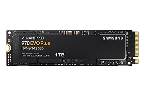 Samsung 970 EVO Plus 1 TB PCIe NVMe M.2 (2280) Internes Solid-State-Laufwerk (SSD) (MMZ-V7S1T0BW), schwarz