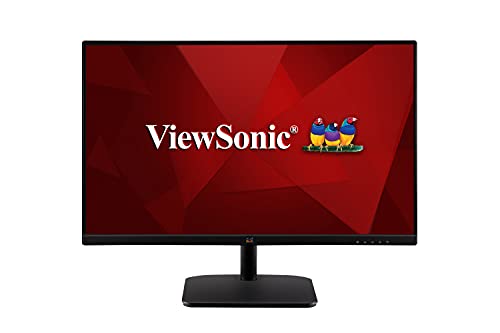 Viewsonic VA2432-H 60,5 cm (24 Zoll) Monitor (Full-HD, IPS-Panel, HDMI, VGA, Eye-Care, Eco-Mode) Schwarz