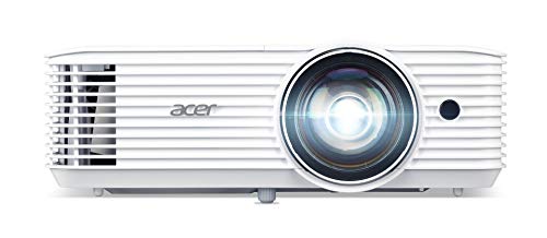 Acer H6518STi Kurzdistanz DLP Beamer (Full HD, 1.920 x 1.080 Pixel, 3.500 ANSI Lumen, 10.000:1 Kontrast, 3D Ready, HDMI (HDCP), Audio, Keystone) Heimkino