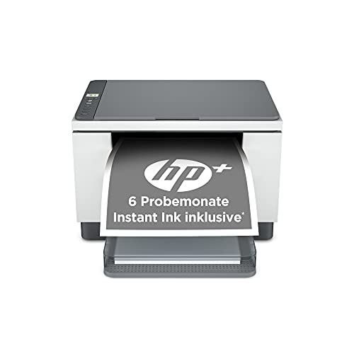 HP LaserJet MFP M234dwe Multifunktionslaserdrucker (HP+, Drucker, Scanner, Kopierer, WLAN, LAN, Duplex, Airprint, mit 6 Probemonaten Instant Ink inklusive), Grau, 29 Seiten/Min