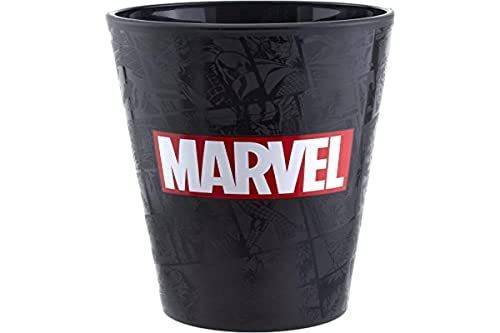 Paladone Marvel Logo Drinking Glass | Officially Licensed Gaming Merchandise