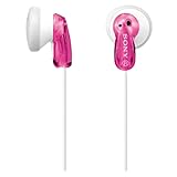 Sony MDR-E9LP In-Ear / In-Ohr Kopfhörer (1,2m Kabel, Neodym-Magnet, für MP3-Player, Walkman, iPod) Rosa, Uni