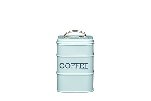 Aufbewahrungsdose für Kaffee, Edelstahl, aus der Living-Nostalgia-Produktreihe, Blau