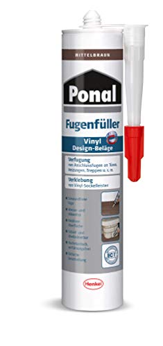 Ponal PV6MB Fügenfüller für Vinyl Design-Beläge, Mittelbraun