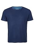 Elkline Herren T-Shirt Bamboo 1041171, Farbe:darkblue-goblinblue, Größe:L