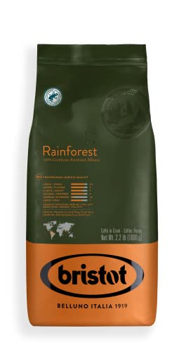 Bristot Espresso Rainforest 1000g ganze Bohnen