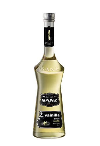 Sanz Vanille-Sirup, alkoholfreier Cocktailsirup ohne Farbstoff, 0,7 L