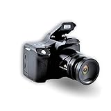 18X Zoom Digitalkamera, 3,0 Zoll LCD Bildschirm HD SLR Kamera Videokamera mit langer Brennweite Tragbare Vlogging Kamera 24MP HD Digitalkamera für Kinder/Senioren/Lernende