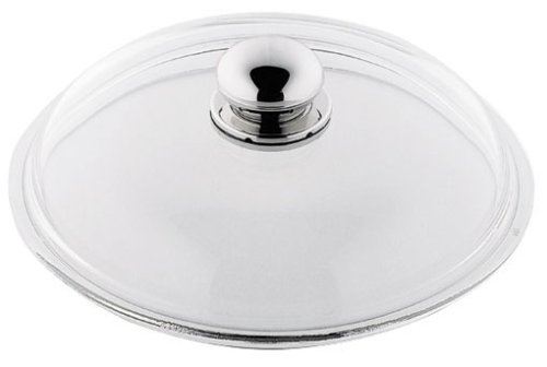 Silit Pfannen- Topfdeckel 24 cm, Glasdeckel mit Metallknauf, Deckel für Töpfe & Pfannen, hitzebeständiges Glas, spülmaschinengeeignet