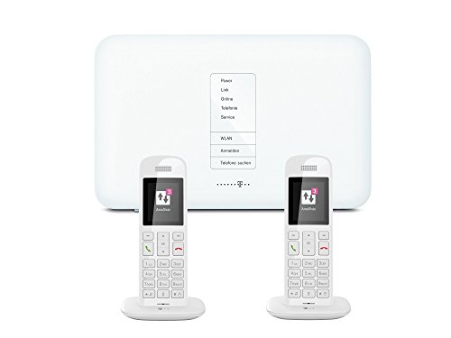 Telekom IP-Anschluss Telefon Starterpack inkl. Speedport W724V und 2x Speedphone 10 weiß