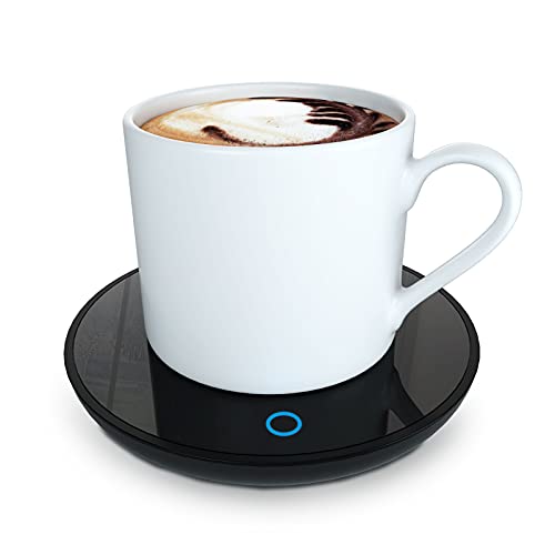 Elektrischer Kaffeewärmer, Smart Schreibtisch Kaffeewärmer, Tassenwärmer mit 2 Temperatureinstellungen, Tassenwärmer, Teewärmer, Elektrischer Getränkewärmer, Getränkewärmer für Kakao, Milch