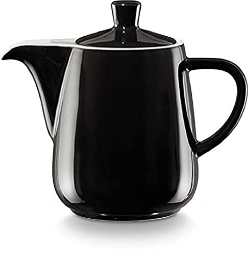 Melitta Porzellan Kaffeekanne, 0,6l, schwarz